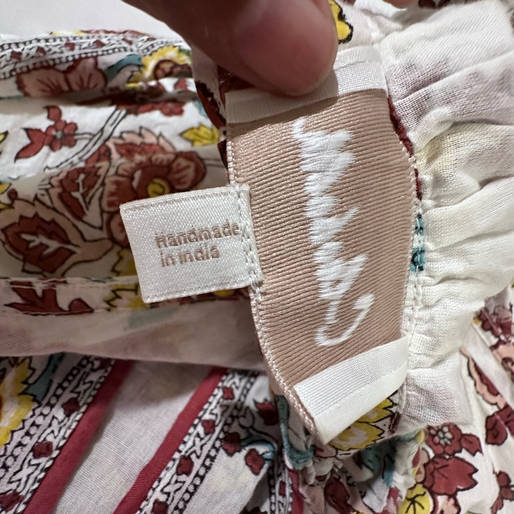 Anthropologie Cleobella Evangeline 100% Organic Cotton Ankle Dress in Enya Small - Picture 13 of 16